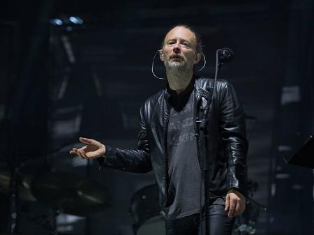 O vocalista Thom Yorke, líder do Radiohead - Getty Images