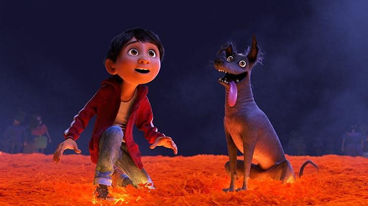 Miguel e o cachorro Dante são as estrelas de "Viva - A Vida É Uma Festa" - Reprodução - Reprodução