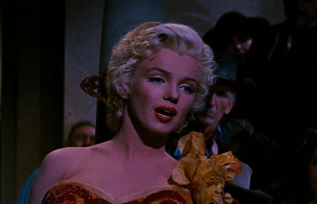 Marilyn Monroe em cena em "O Rio das Almas Perdidas" (1954) - Divulgação