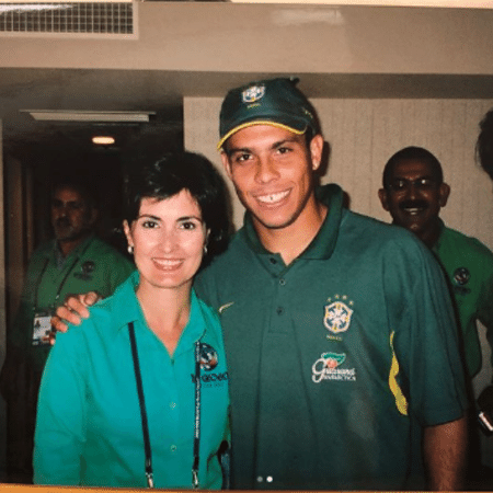 Fátima Bernardes e Ronaldo na Copa do Mundo de 2002 - Reprodução/Instagram/fatimabernardes