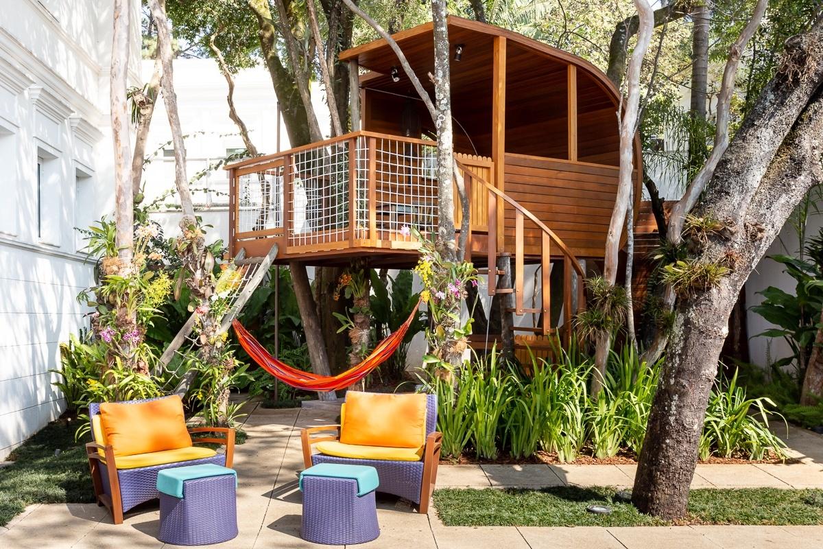 Thais Fersoza mostra casa na árvore construída por Michel Teló - Ricardo Bassetti/Casa Vogue