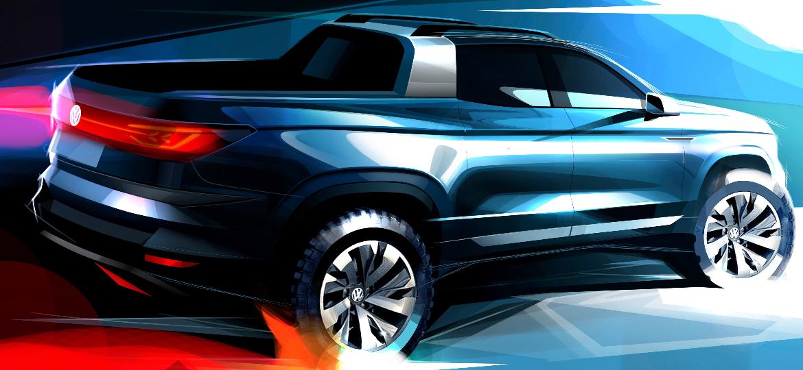 Volkswagen Tarok: picape conceitual dará origem a modelo que chega em 2020 para causar dor de cabeça à Fiat Toro - Divulgação