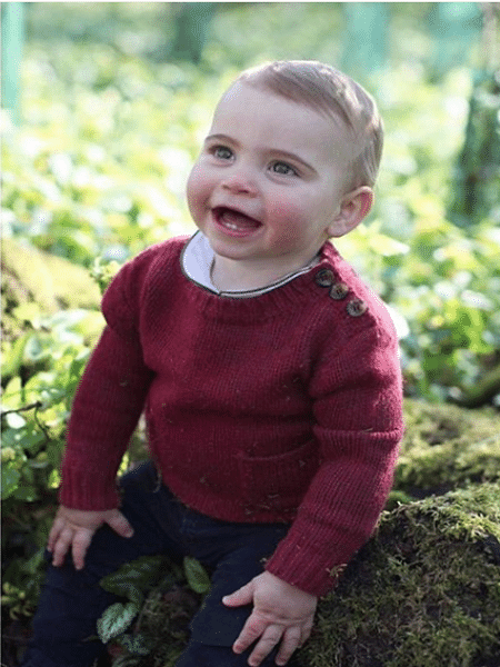 Louis Arthur, terceiro filho de William e Kate, da Família Real Britânica - Reprodução/Instagram