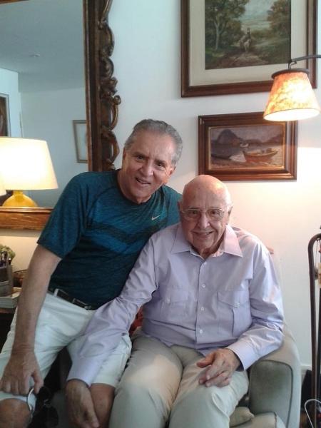 Carlos Alberto de Nóbrega e seu tio Fernando - Instagram