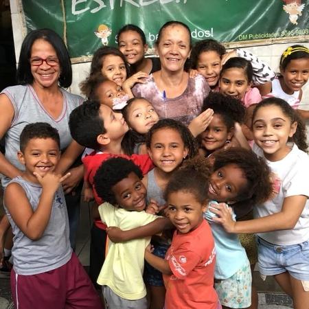 Crianças que participam do espaço Recreação Infantil Estrelinha, no Complexo do Alemão - Arquivo pessoal/Carolina Marinho