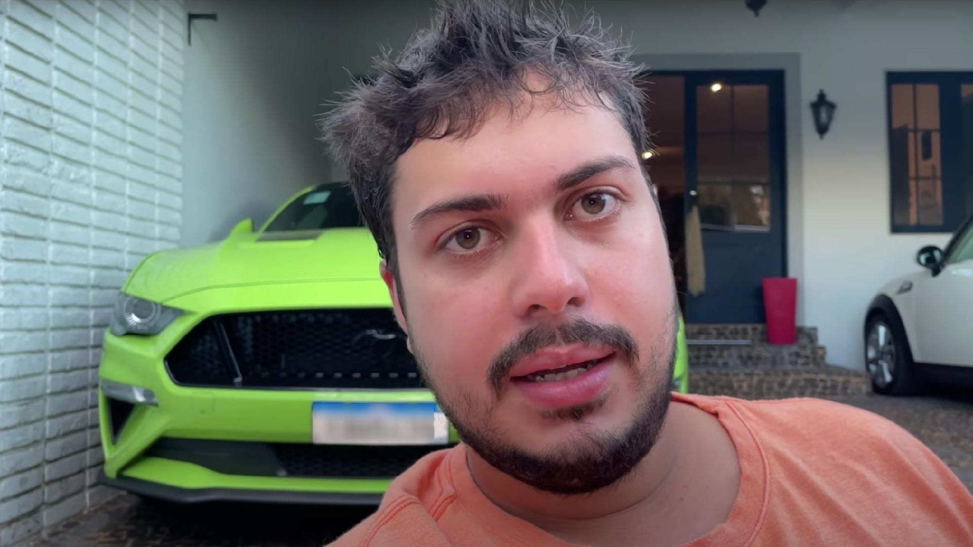Youtuber Razuk mantém rifas ilegais e tenta ganhar R$ 1 mi com Mustang