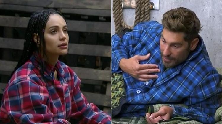 A Fazenda 2021: Victor Pecoraro diz não se arrepender de jogar iogurte em Rico - Reprodução/Playplus - Reprodução/Playplus