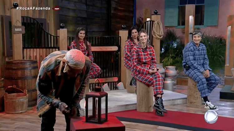 A Fazenda 2021: Dynho Alves abre lampião dos poderes - Reprodução/PlayPlus - Reprodução/PlayPlus