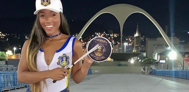 Mayara Lima, princesa de bateria da Tuiuti, é professora de dança