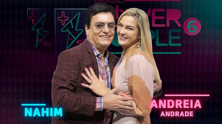 Nahim e Andreia Andrade no Power Couple, da Record 