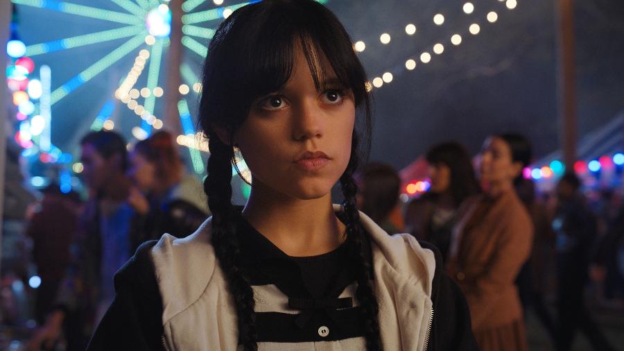 Jenna Ortega, revelação do gênero terror, interpreta Wandinha Addams na série original Netflix - Divulgação/Netflix