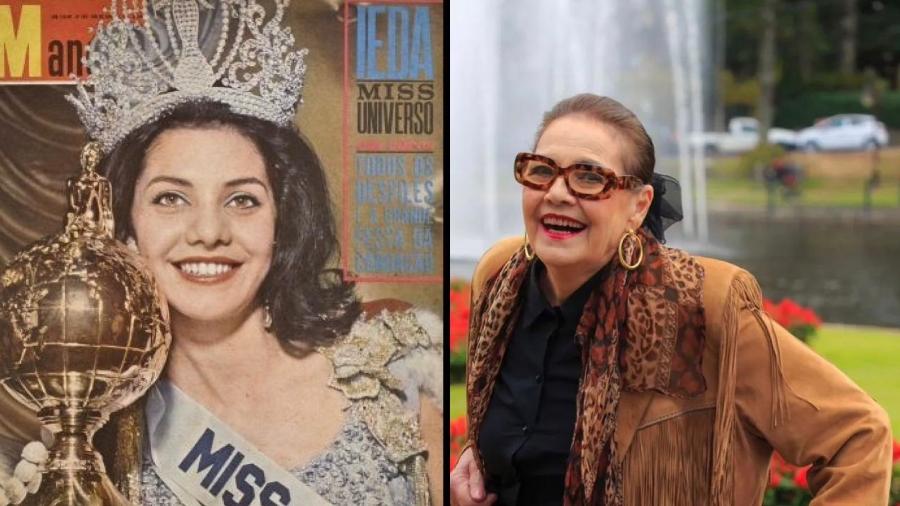 Ieda Maria Vargas foi eleita Miss Universo 1963 aos 18 anos; hoje ela tem 78 e vive em Gramado (RS) - Reprodução/ Revista Manchete/ Instagram @ieda_maria_vargas_oficial