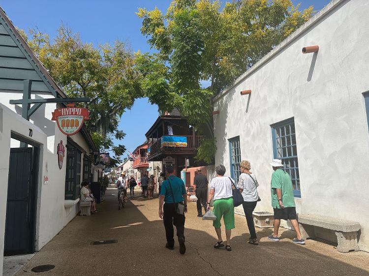 Para andar por St. Augustine, melhor deixar o carro no hotel: o centrinho é um bom passeio a pé