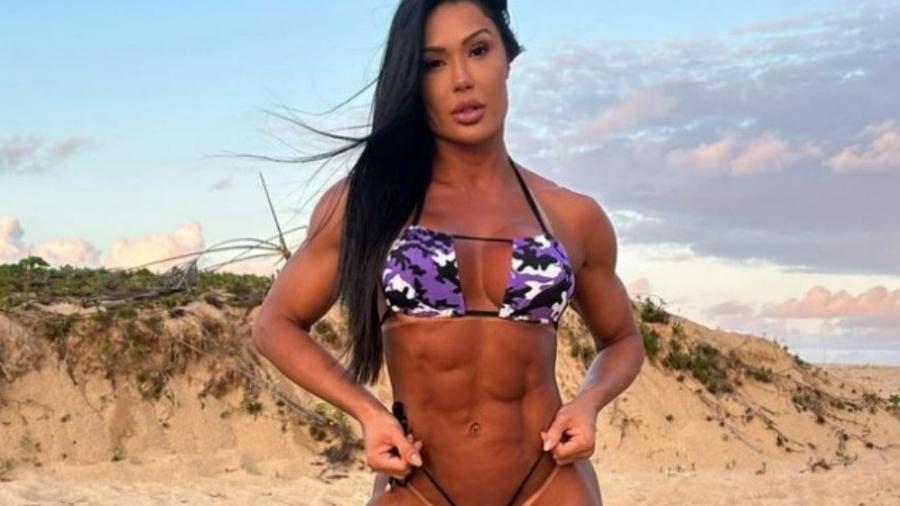 Gracyanne Barbosa mostrou como ficaria o seu corpo usando a ferramenta de Inteligência Artificial