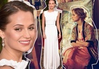 A beleza e o estilo intrigantes de Alicia Vikander, de "A Garota Dinamarquesa" - Getty Images/Reprodução