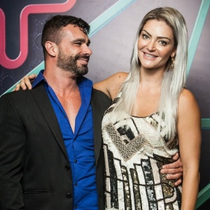 Participantes do "Power Couple", Laura Keller e Jorge Sousa estão juntos há 1 ano - Edu Moraes/Record - Edu Moraes/Record