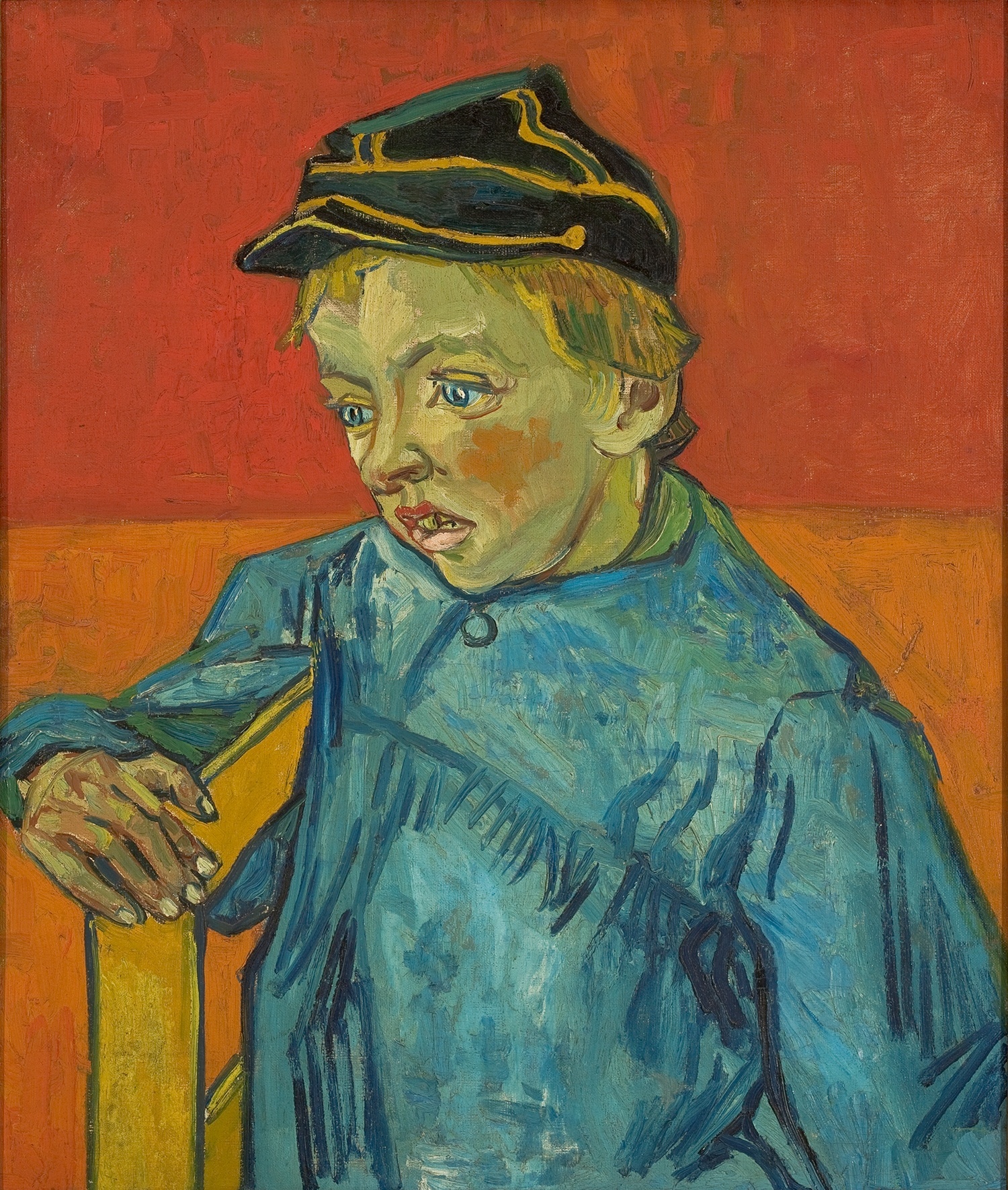 Vincent Van Gogh, O Escolar (o filho do carteiro - Gamin au Képi), 1888, óleo sobre tela, 63 x 54 cm - Acervo do Masp