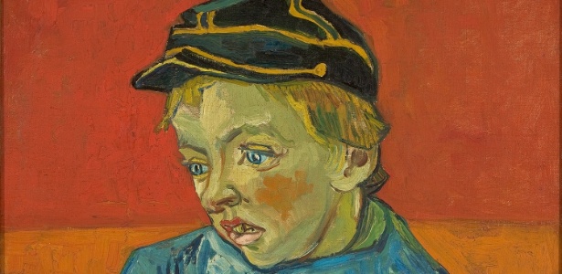 Vincent Van Gogh, O Escolar (o filho do carteiro - Gamin au Képi), 1888, óleo sobre tela, 63 x 54 cm - Acervo do Masp
