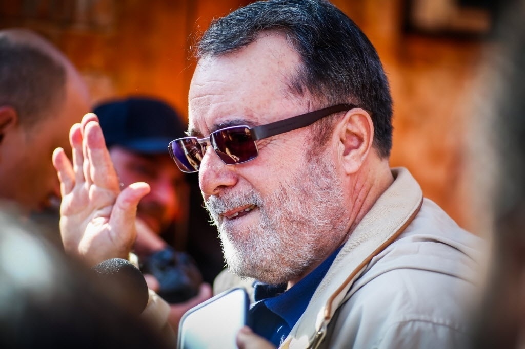 15.jul.2016 - O ator Tony Ramos chega ao velório do cineasta Hector Babenco, na Cinemateca Brasileira, em São Paulo - Edson Lopes Jr./UOL