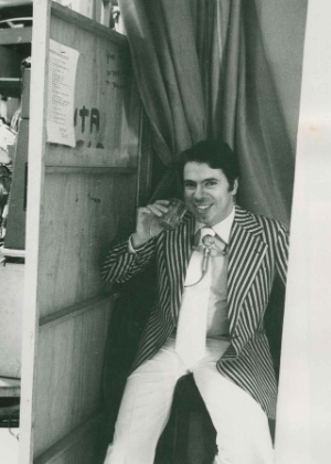 Silvio Santos em foto rara de bastidor que será exposta no MIS - Divulgação / Sérgio Sade - Divulgação / Sérgio Sade