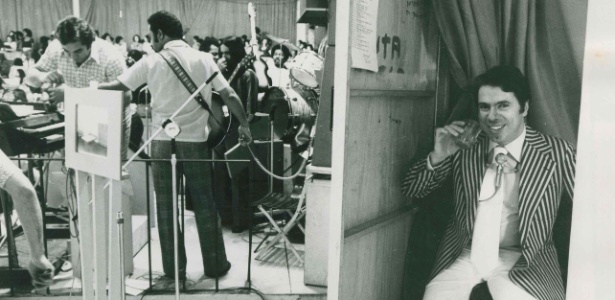 O "patrão" em momento relaxado nos bastidores: uma das imagens que estará na exposição no MIS - Divulgação / Sérgio Sade - Divulgação / Sérgio Sade