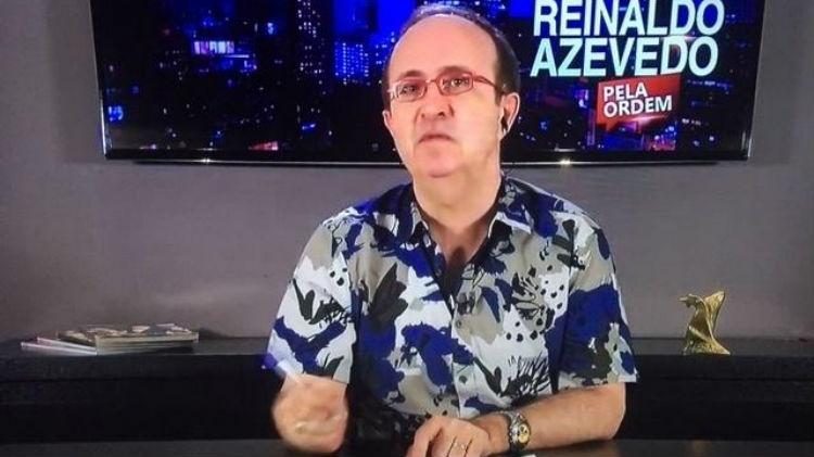 Reinaldo Azevedo na RedeTV! News - Reprodução/RedeTV! News - Reprodução/RedeTV! News