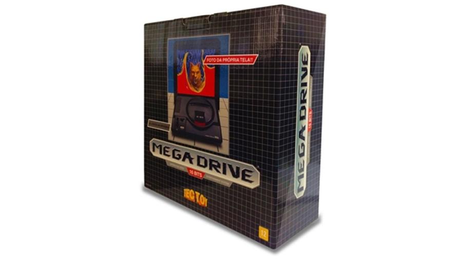 Com visual retrô, caixa do novo Mega Drive irá acertar em cheio a memória dos fãs mais saudosistas - Reprodução