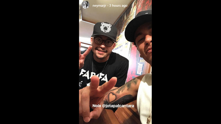 Neymar postou foto ao lado de João Alcântara, namorado de Carol Dantas - Reprodução/Instagram - Reprodução/Instagram