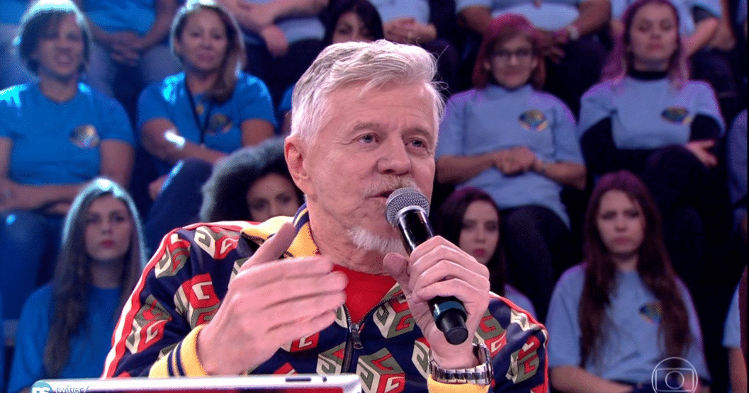 Miguel Falabella diz que Samantha Schmütz não é cantora, e ela rebate - Reprodução/TV Globo