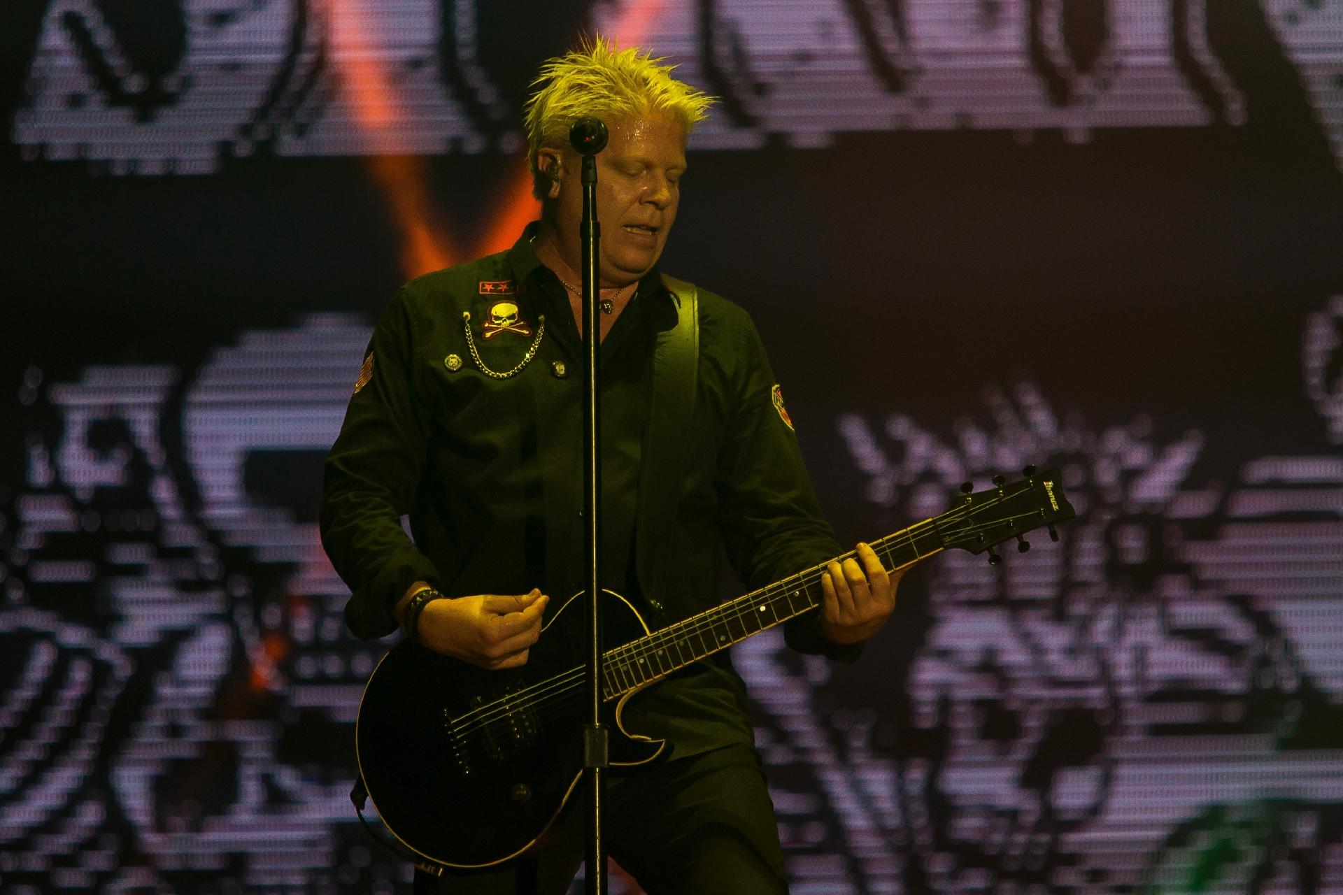 Offspring agita o Palco Mundo na última noite do Rock in Rio 2017 - Bruna Prado/UOL