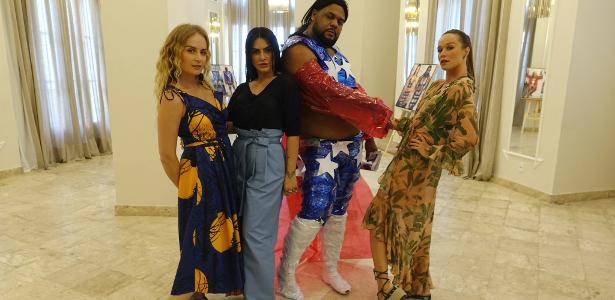 Angélica, Cleo Pires, John Drops e Mariana Ximenes na gravação do "Estrelas" - Déborah Montenegro - Déborah Montenegro
