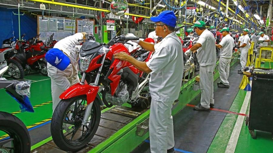 Fábrica de motos da Honda em Manaus (AM)  - Divulgação