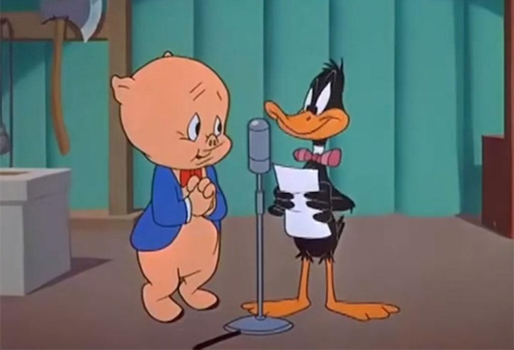 Personagens Porquinho e Patolino - Reprodução