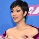 A rapper Cardi B no tapete pink do VMA 2018, em Nova York - Mike Coppola/Getty Images for MTV