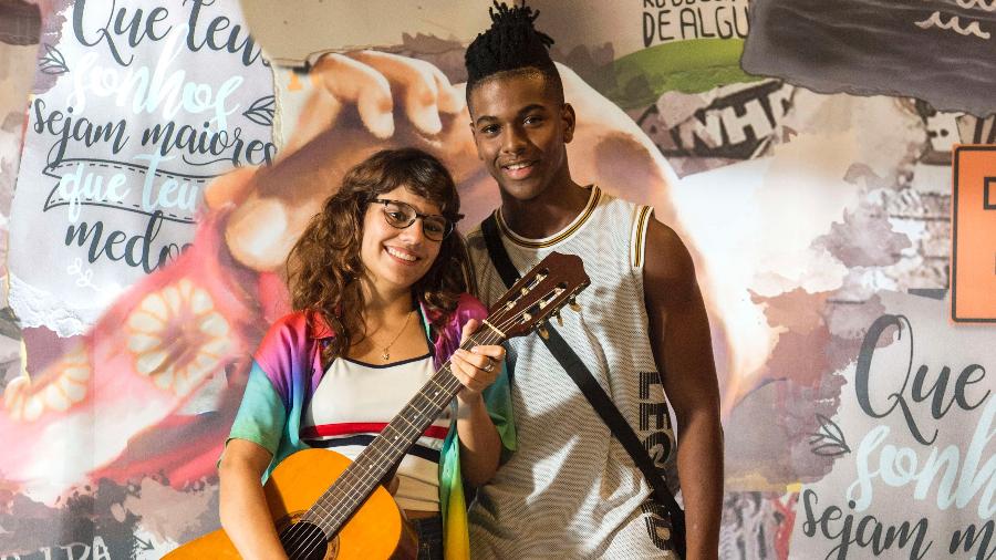 Camelo (Ronald Sotto) e Raíssa (Dora de Assis) do elenco de "Malhação - Toda Forma de Amar" - Estevam Avellar/Globo