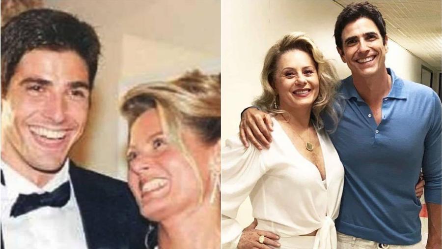 Vera Fischer e Gianecchini se reencontram após par romântico em "Laços de Família" - Reprodução/TV Globo/Instagram Montagem/UOL
