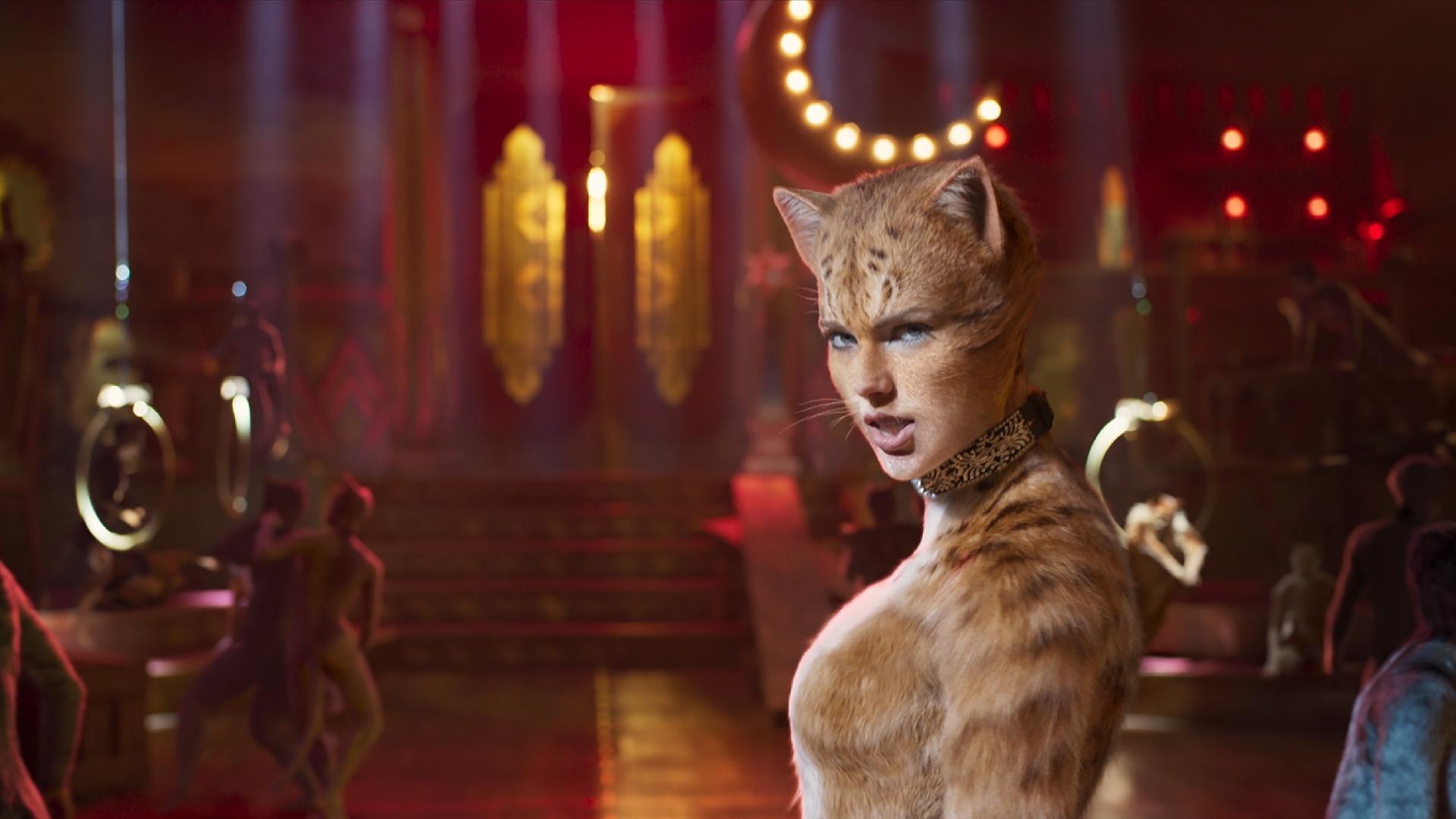 Taylor Swift (Bombalurina) em cena de Cats - Divulgação