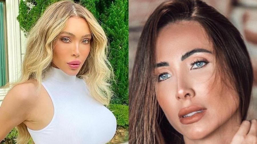 Ingrid Analla e Luana Delevedove brigaram em restaurante - Reprodução / Instagram / Facebook