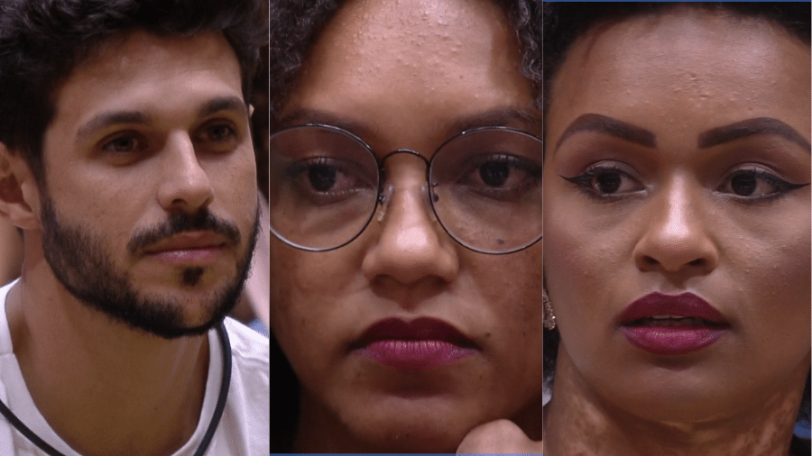 BBB 22: Rodrigo, Jessilane e Natália estão no paredão - Reprodução/Globoplay