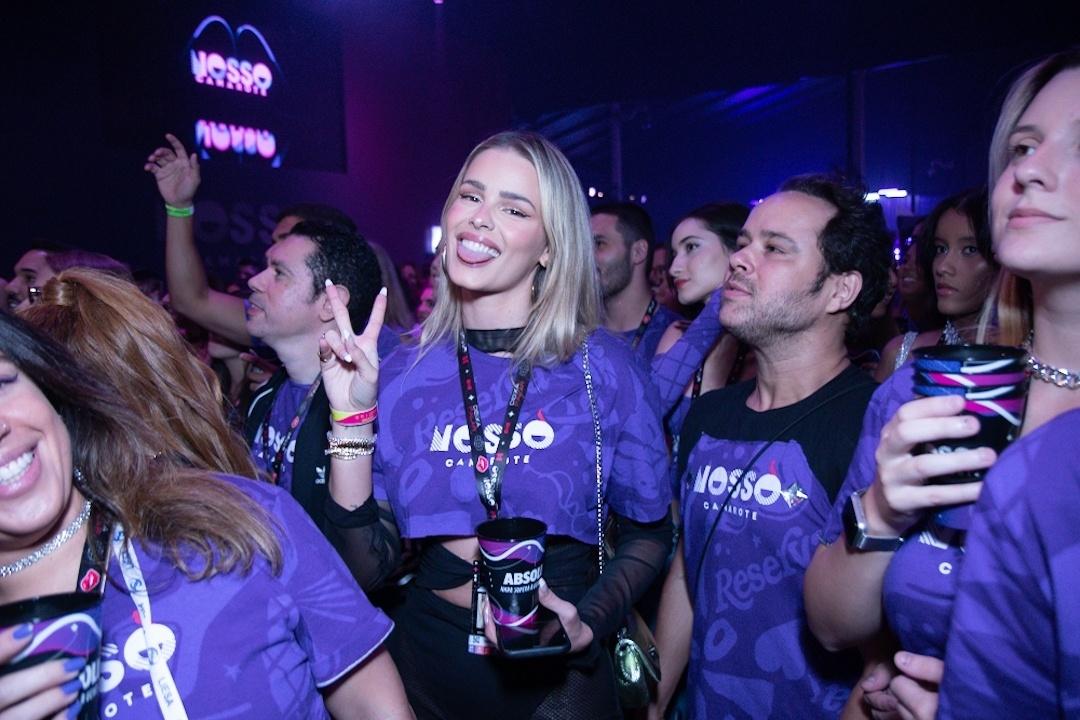 Yasmin Brunet no Nosso Camarote no primeiro dia de Carnaval no Rio - Thyago Andrade / AgBrazilnews