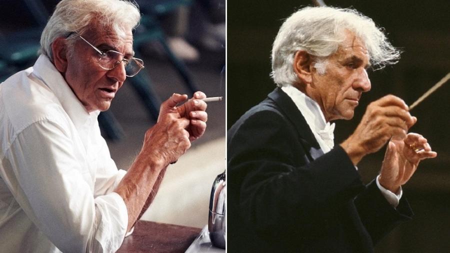 Bradley Cooper interpreta Leonard Bernstein no filme "Maestro", do qual também é diretor - Divulgação/Getty Images