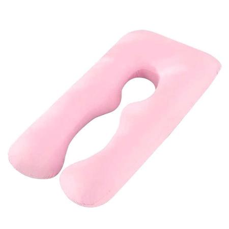 Travesseiro de corpo rosa - Cantinho de Lar - Divulgação - Divulgação