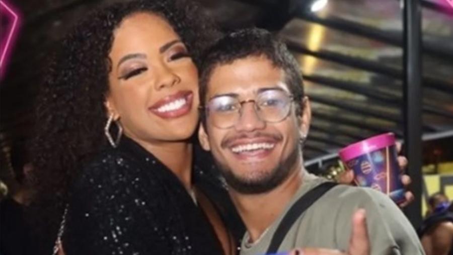 BBB 23: Eliminados, Gabriel Santana e Marvvila curtem festa juntos - Reprodução/Globoplay