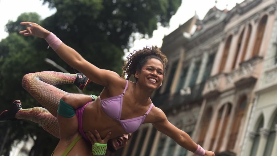 O Monobloco, no Rio de Janeiro, inovou no seu desfile desse ano