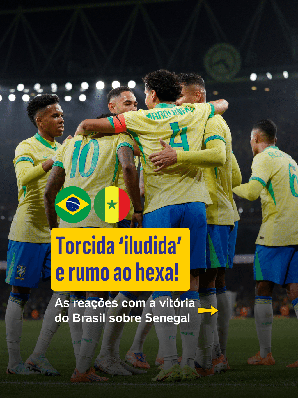 "O hexa é realidade': os memes e reações da vitória do Brasil