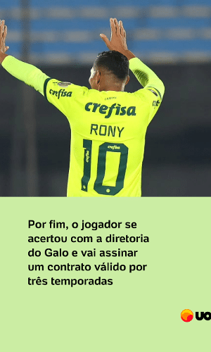 Rony fecha com Galo