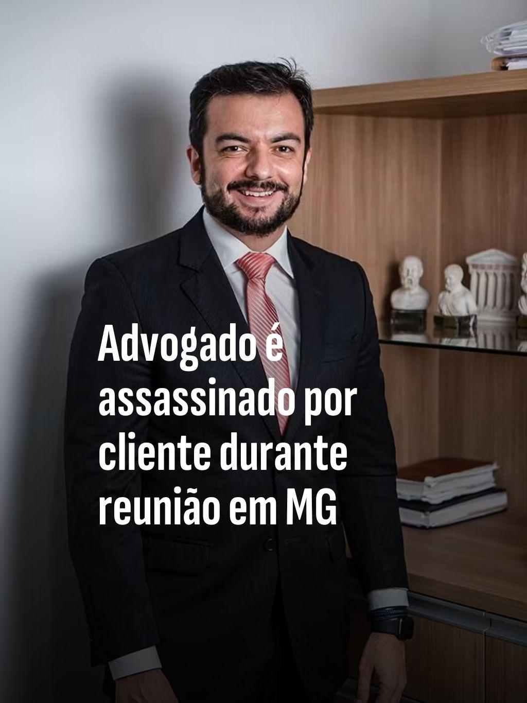 Advogado é assassinado por cliente durante reunião em MG