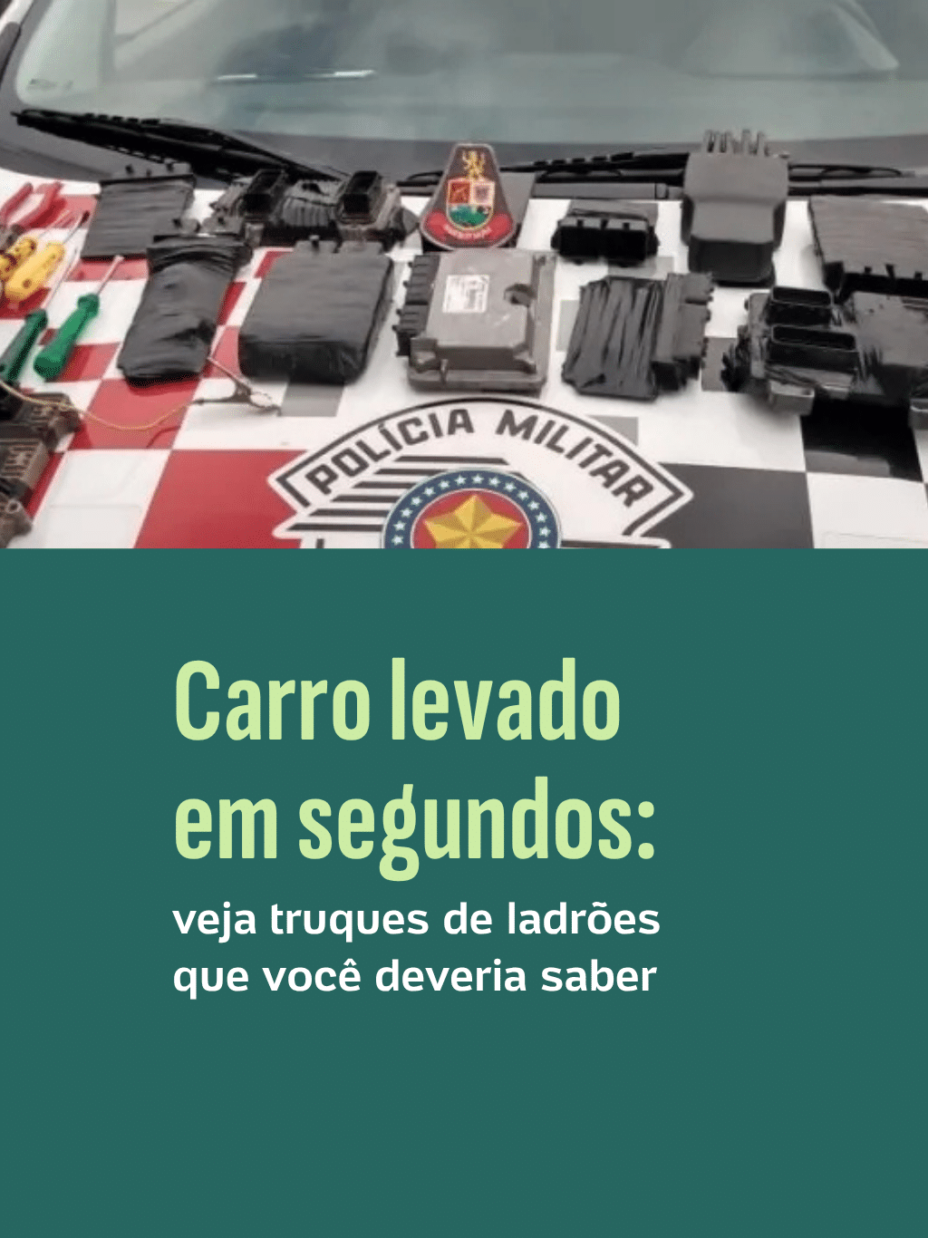 Veja truques de ladrões que você deveria saber