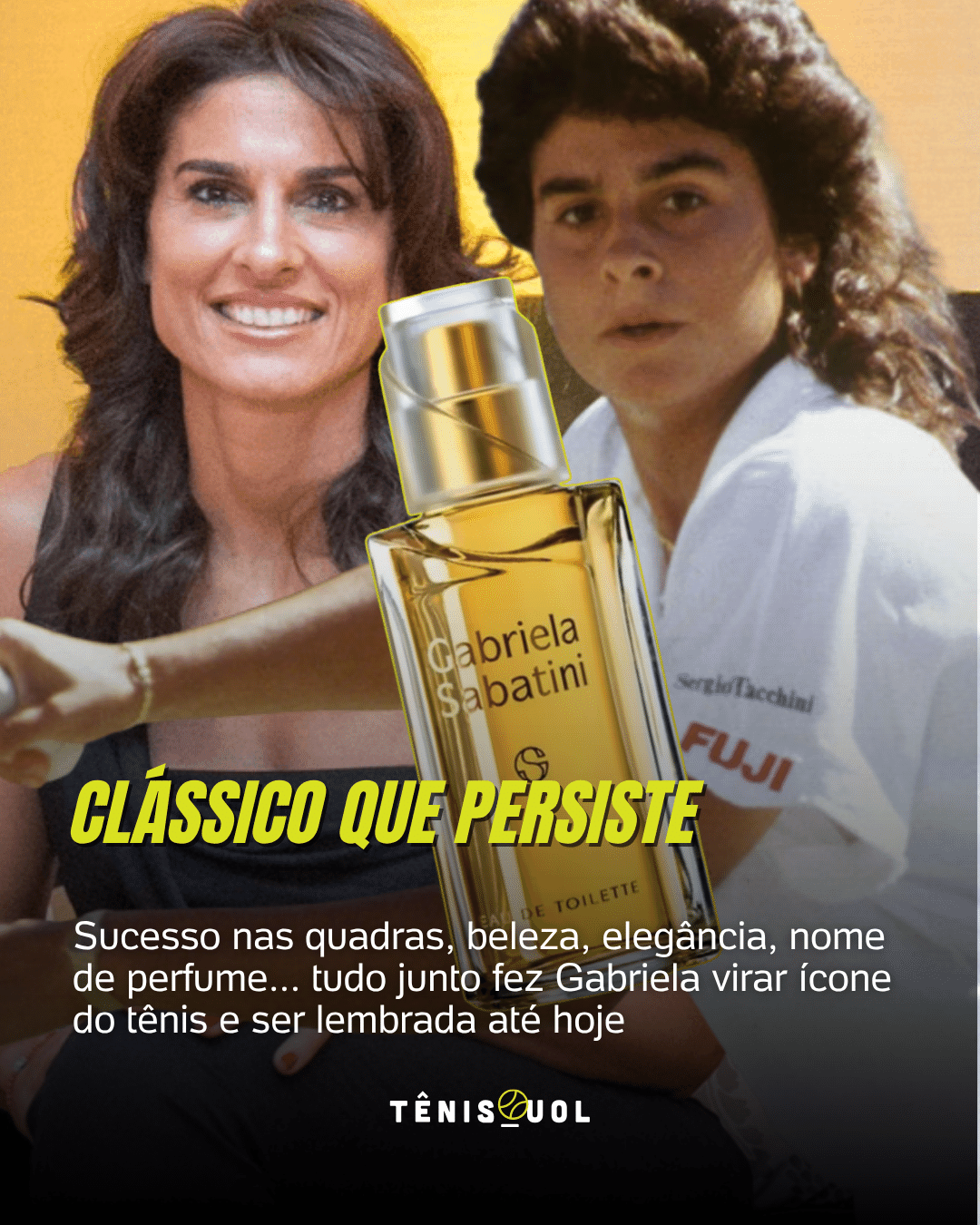 Perfume de tenista: Gabriela Sabatini eternizou nome nos frascos além das quadras - undefined
