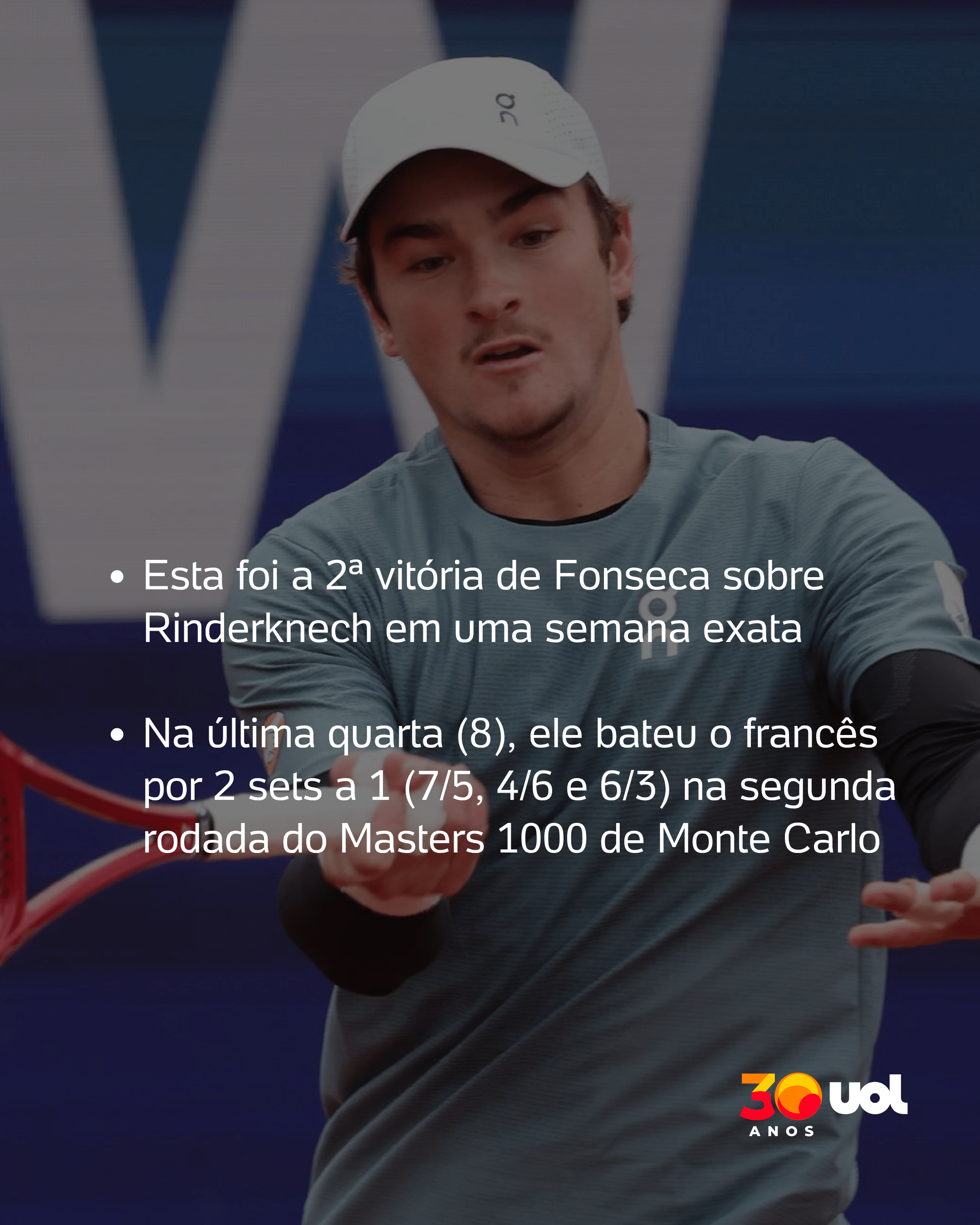 Pg 3 - João Fonseca vence francês pela 2ª vez em uma semana e avança em Munique - undefined